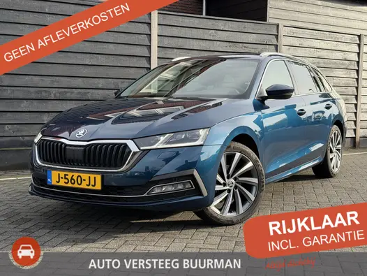 Skoda Octavia Combi First Edition 1.5 TSI 150PK Navigatie, Parkeersensoren, Keyless, Panoramadak, Trekhaak, Elektrische Kofferklep