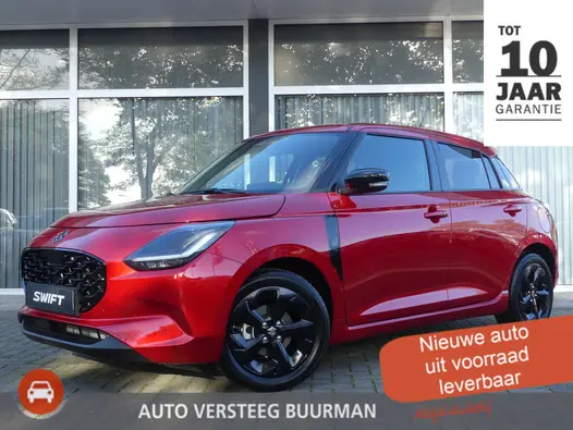 Suzuki Swift 1.2 Edition 60 Smart Hybrid UIT VOORRAAD LEVERBAAR, Lederen bekleding, Suzuki logo's & licht metalen velgen zwart