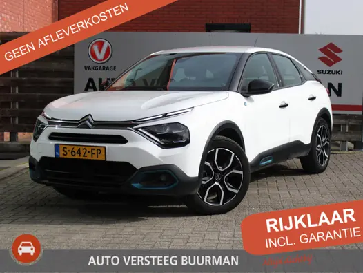 Citroën ë-C4 Feel 50 kWh Met batterijcertificaat, Achteruitrijcamera, Parkeersensoren, Bluetooth, Cruise Control