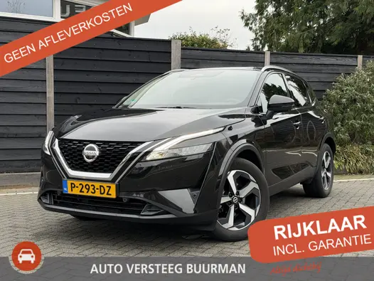 Nissan QASHQAI N-Connecta 1.3 MHEV 158PK Xtronic Automaat Navigatie, Rondomzichtcamera, Keyless, Trekhaak, Panoramadak, Elektrische Kofferklep