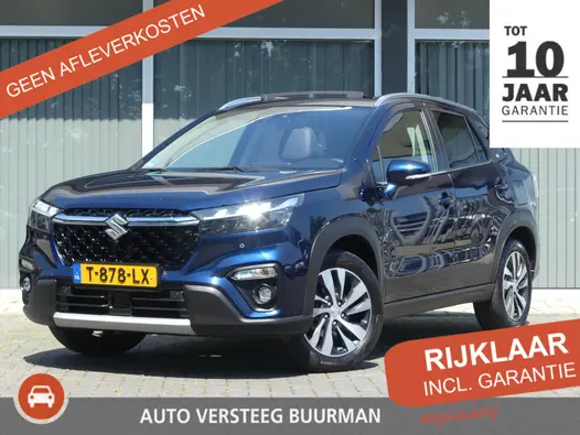 Suzuki S-Cross 1.5 Hybrid Style AUTOMAAT 2de eigenaar, Dealer o.h. Pano dal, Apple Carpl/Andr Auto , half lederen bekl.