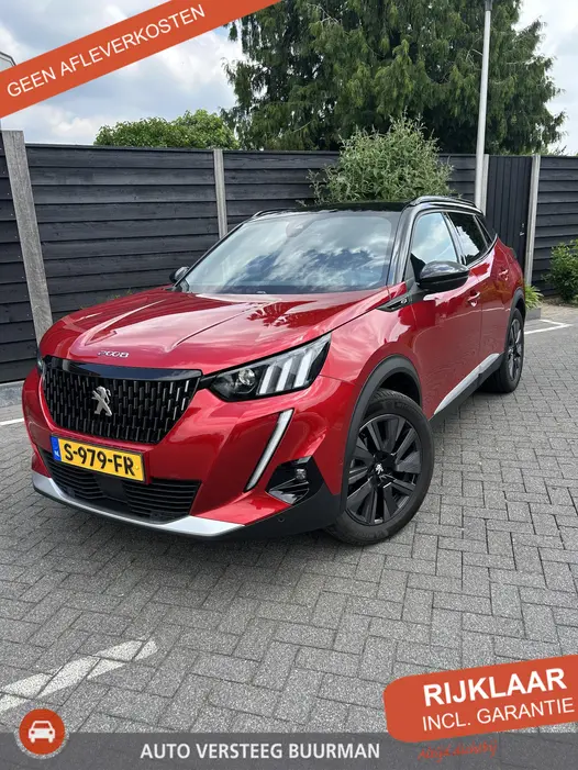Peugeot 2008 1.2 PureTech 130PK GT Pack EAT8 Panorama elektrisch schuifkanteldak, luxe Alcanrara bekleding met stoelverwarming, Full led verlichting en een afneembare trekhaak