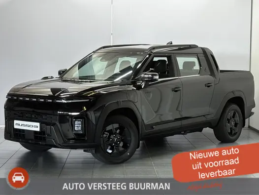 KGM Musso EV Titanium 80.6 kWh 4WD Luxe lederen bekleding, Stoelverwarming en ventilatie, Schuifdak, Navigatie, 4x4, 2300kg trekgewicht!